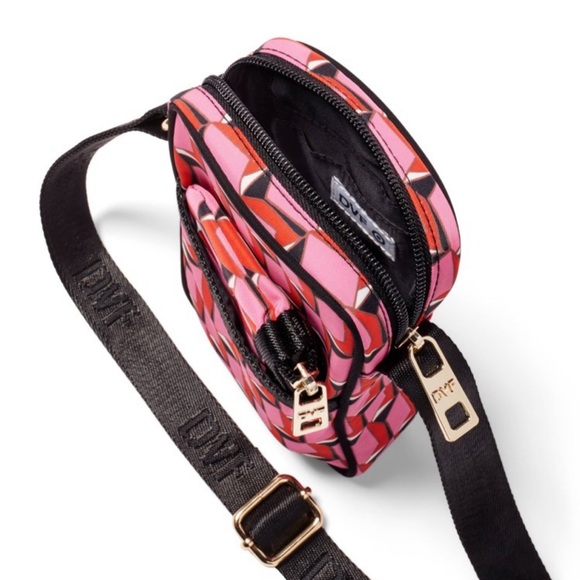 NWT DVF Diane Von Furstenberg X Target Pink Modern Geo Cellphone Holder - Picture 2 of 6